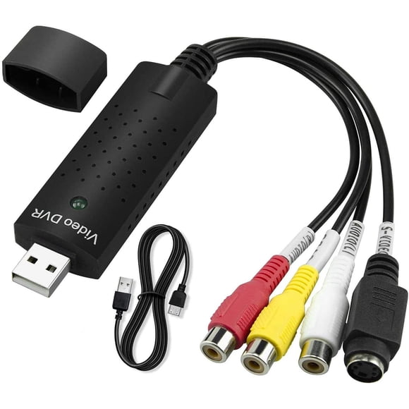 Dispositivo de tarjeta de captura de video, convertidor de audio / video USB 2.0: digitalice y edite