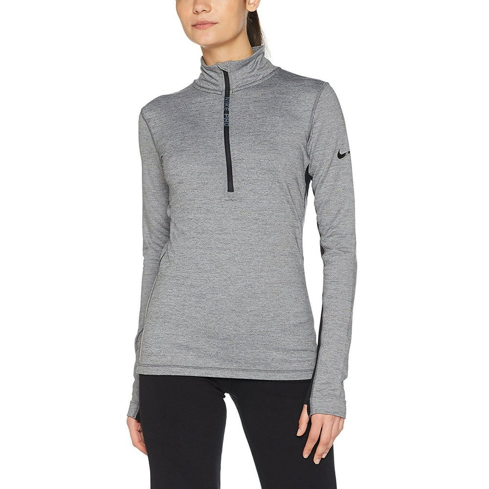 Nike - Nike Women's Pro Hyperwarm Long Sleeve 1/2 Zip Training Top ...