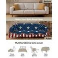 thumbnail image 3 of American Star Flag Sofa Covers for 3 Cushion,Washable Couch Cover for Sectional Sofa Slipcovers with Tassel,Country Rusty Berry Red Blue White Loveseat Covers Futon Cover Throw Blanket 71''x118'', 3 of 8