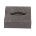 thumbnail image 2 of Mould Crucible, Melting Rhombus Shape 50 X 50 X 15mm Ingot   For Factory, 2 of 8