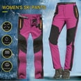 thumbnail image 2 of Lenago Color-blocking Outdoor Assault Pants Fleece Thickened Soft Shell Ski Pants, 2 of 4