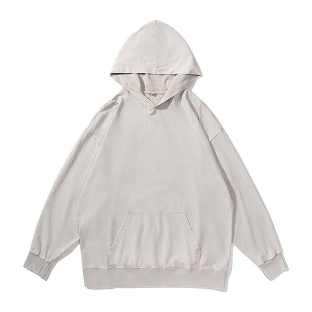 WILLBEST Sudadera Deportiva para Mujer, Estilo Casual, Holgada, con Capucha, Tallas Grandes, Hombros Descubiertos, Estilo Vintage Chica