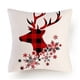 thumbnail image 4 of Wosthever 4 piezas de fundas de almohada estampadas de lino y algodón, fundas rústicas de Navidad, decoración de sofá para habitación de Decoración del hogar, 4 of 6