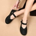 thumbnail image 6 of HAOTAGS Sandals for Women Flat Casual 2025 Dressy Shoes Black Size 9, 6 of 7