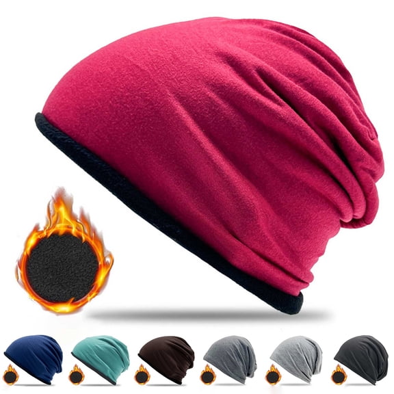 Unisex Cuffed Beanie Winter Soft Warm Ski Cap for Men and Women
