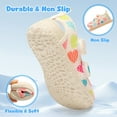 thumbnail image 4 of Barerun Toddler Water Shoes Washable Adjustable EVA Sandals,Wide Round Toe Beige,7.5-8 Toddler, 4 of 8