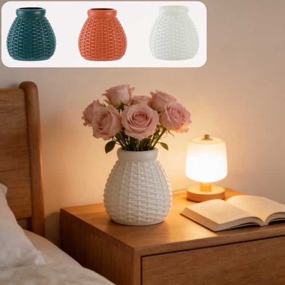 Sentmoon Vases for Flowers Creatives Floral Arrangement Centerpiece Lasting Vase for Both Fresh and Dried Flowers Home Decor Item Suitable for Bedroom Kitchen and Living Room Decoration