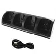 thumbnail image 1 of Adaptador Estación de carga de cargador inteligente de 4 puertos con cable USB para consolas de juegos WII, 1 of 7