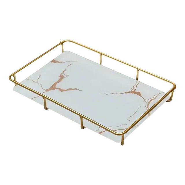 Storage Rack Multi-layer Storage Box Perfume Jewellery Container Household Shelves Basket L Single Layer White