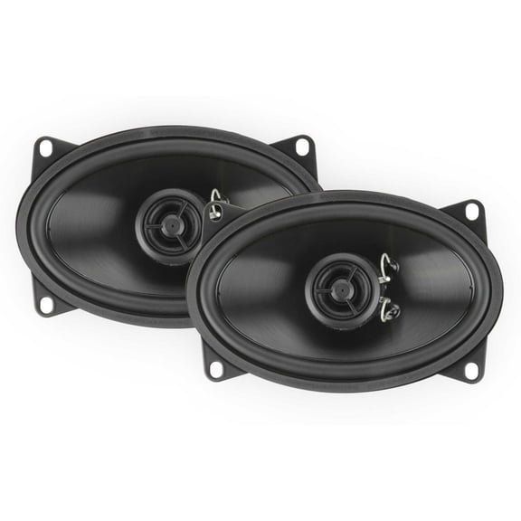 RetroSound Premium 4"x6" Ultra-thin 2-Way Speaker Pair