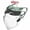 White；Black；Green, variant on 60pcs 3D Stereo KN95 Face Mask Color Mixing 4 Layer Cup Dust Safety Masks Filter Efficiency≥95% Breathable Elastic Ear Loops Masks，White/Black/Blue