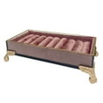 thumbnail image 3 of Women Velvet Jewelry Display Tray Home Jewelry Showcase Decor Rack Show Case Storage Box Pink, 3 of 9