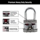 thumbnail image 4 of Padlock Master Lock M5XDLF de carburo de boro de alta resistencia, 4 of 5