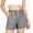 Black, variant on Girls Gingham Shorts Summer High Waist Y2K Plaid Shorts Cute Lounge Sleep Pj Beach Bottoms with Pockets 5-14 Years