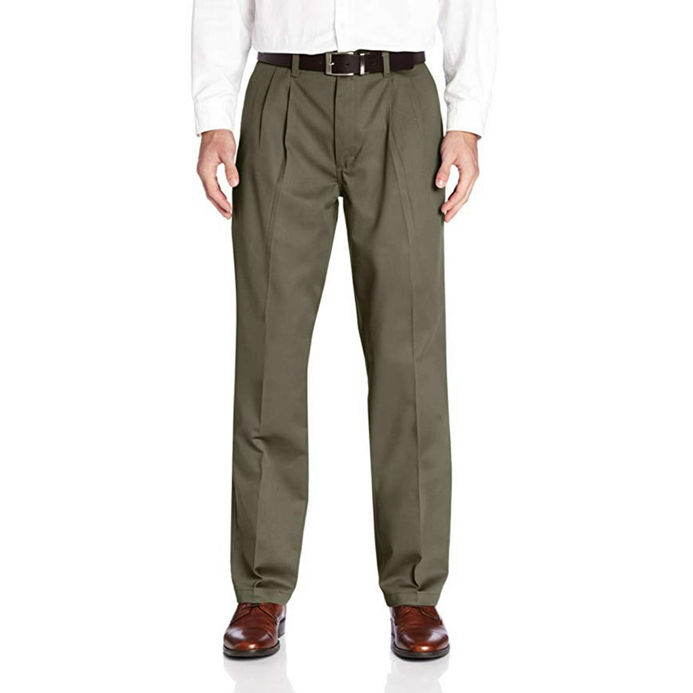 Wrangler Perfect Fit Pleated Pants - Walmart.com - Walmart.com