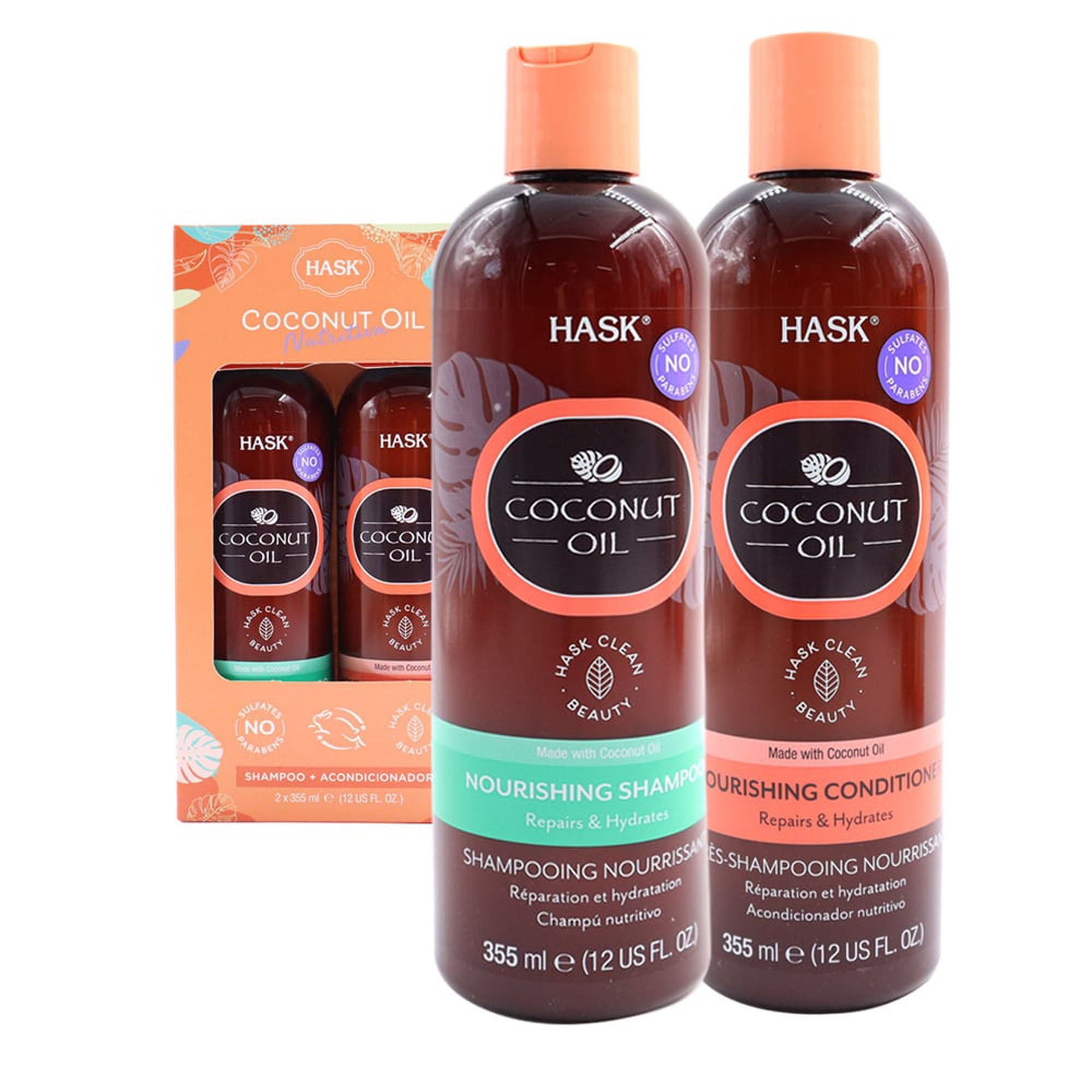 Shampoo Y Acondicionador Nutre E Hidrata Coco