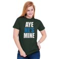 thumbnail image 4 of Aye He's Mine Boyfriend Girlfriend Women's Graphic T Shirt Tees Brisco Brands M, 4 of 6