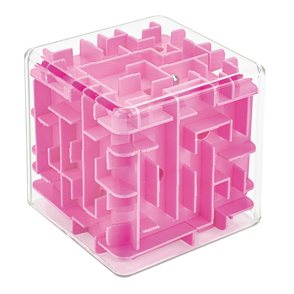 Plastic Labyrinth Rolling Toy Puzzle Maze Ball Magic Cube Labyrinth Rolling 