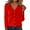 Red, variant on Gyujnb Women's V-Neck Knit Cardigan Long Sleeve Lightweight Layering Sweater Spring Autumn Open Front Top,Size:M
