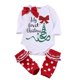 thumbnail image 2 of Corto Lindo Ciervo Bowtie Romper Acogedor para Recién Nacidos Bebés Hugo mameluco infantil, 2 of 10