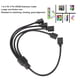 thumbnail image 4 of Divisor de cable argb, 1 a 4 hírra a hurbra 5 v 3 pines rgb cable de extensión divisor para chasis de computeradora enfriador de cpu y ventilador argb de 5 v, 4 of 7