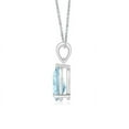 thumbnail image 2 of ANGARA Natural Pear-Shaped 1.6 ct Aquamarine Solitaire Pendant in 925 Sterling Silver for Women (Size-10x7mm) | March Birthstone, Anniversary, Jewelry Gift for Women | Natural Aquamarine Necklace, 2 of 8