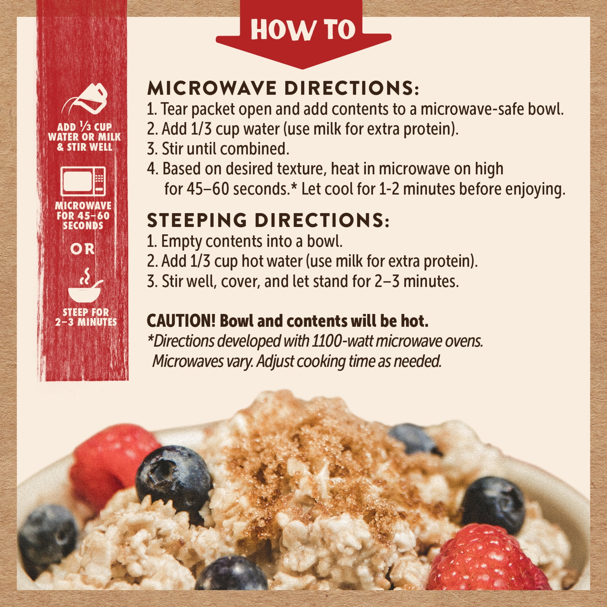 Kodiak Cubs Protein Maple Brown Sugar Instant Oatmeal, 1.23 oz, 8 Packets