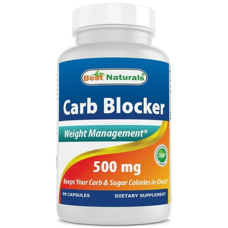 Best Naturals Carb Blocker Weight Loss Supplement, 500 mg, 90