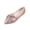 Pink, variant on Women's Pointed Toe Dress Flats,Slip-On Ballet Flat for Women Leather Comfortable Bow Memory Foam Insole for Work Office Lady Shoe
