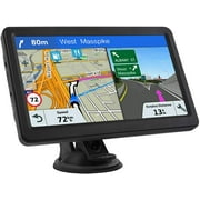 GPS Navigation for Car, Lifetime Maps Update Car Navigator, GPS Navigation System Voice Broadcast Navigation, Free North America Map Updata Contains USA, Canada, Mexico map