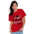 thumbnail image 3 of I'm The Angel On Top Christmas Tree Women's Plus Size Graphic Tee Brisco Brands 3X, 3 of 5