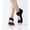 Black, variant on Women Five Toe Backless Pilates Socks Non-Slip Fitness Workout Yoga Socks Ladies Breathable Sports Ballet Dance Slippers for Gym
