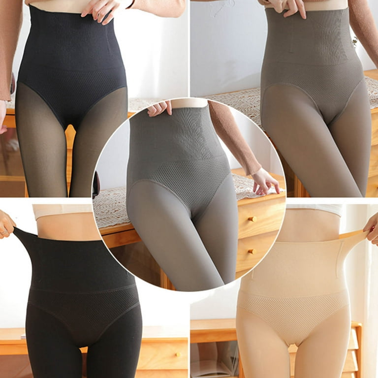 CAICJ98 Leggings For Women Tummy Control Thick High Waist Yoga Pants with  Pockets, Tummy Control Workout Running Yoga Leggings for Women Coffee,One  Size 