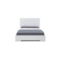 thumbnail image 4 of Whiteline Modern Living White Anna Contemporary High Gloss Lacquer Bed - Queen, Slat Kit Included, 4 of 8
