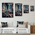 thumbnail image 4 of Designart Futuristic Tokyo Neon Canvas Wall Art, 4 of 5