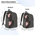 thumbnail image 2 of Fotbe Vinyl Records Printed Canvas Daypack - Stylish and Durable Vintage Compact Backpack - Class, Work, Travel, or Laptop Bookbag,Organized Compartments-Medium, 2 of 5