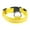 Yellow, variant on Walbest Light Up Dog Collars, Waterproof LED Dog Collar Rechargeable, Glow in The Dark Dog Collars, Lighted Dog Collar Light for Small Meduim Large Dogs, Safety Dog Light for Night Walking