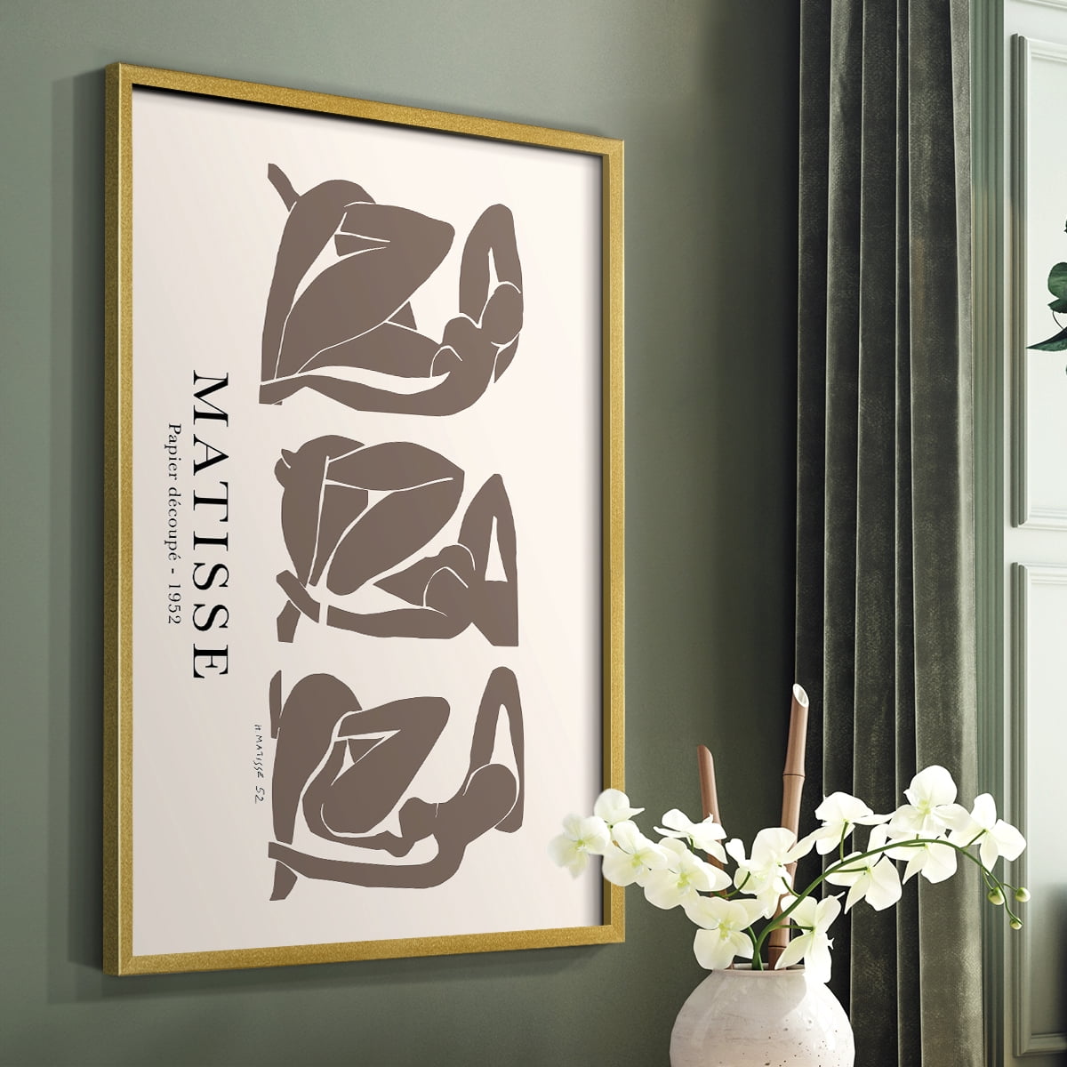 Matisse CCLIV in Solid Wood 8 x 10 Framed Print