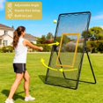 thumbnail image 2 of Volleyball Rebounder Training Net 7x4 ft, 5-Angle Adjustable Training Equipment Bounce Back Net Practice for Setting Spiking Bumping, Easy Set Up & Steady for Multi Sports, 2 of 8