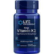 Life Extension Mega Vitamin K2 45000 mcg (45 mg) 30 capsules