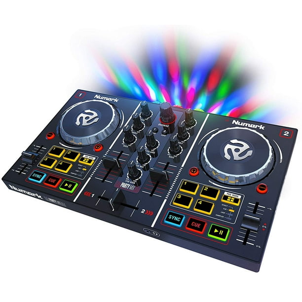 inMusic Brands Numark Party Mix DJ Controller with Built-In Light Show Walmart.com