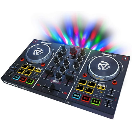 Numark Party Mix DJ Controller with Built In Light (Best Budget Dj Controller 2019)