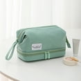 thumbnail image 1 of Dvkptbk Translucent Cosmetic Bag, Cosmetic Bag Set Frosted Translucent with Zipper Handle Portable Travel Bag, Hangable and Handy Cosmetic Bag Makeup Packages Storage & Organization, 1 of 9