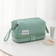 thumbnail image 1 of Bolsa Cosmética Transparente, bolsa de viaje con cierre, estuche de maquillaje translúcido con manija, portátil, colgable, de estilo moderno, ideal para dormitorios, 100% de plástico, 1 of 9