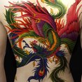 thumbnail image 4 of Maytalsory Big Size Fish Statue Tattoos Temporary Waterproof Full Back Chest Sticker Temporary Waterproof Large Tattoos No.16, 4 of 4