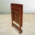 thumbnail image 3 of Sienna Brown Folding Serving Table, 3 of 5