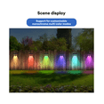 thumbnail image 5 of Luz Solar Para Jardin Pared Exterior Con Rgb Lámpara Led 4pz Malubero Negro, 5 of 5
