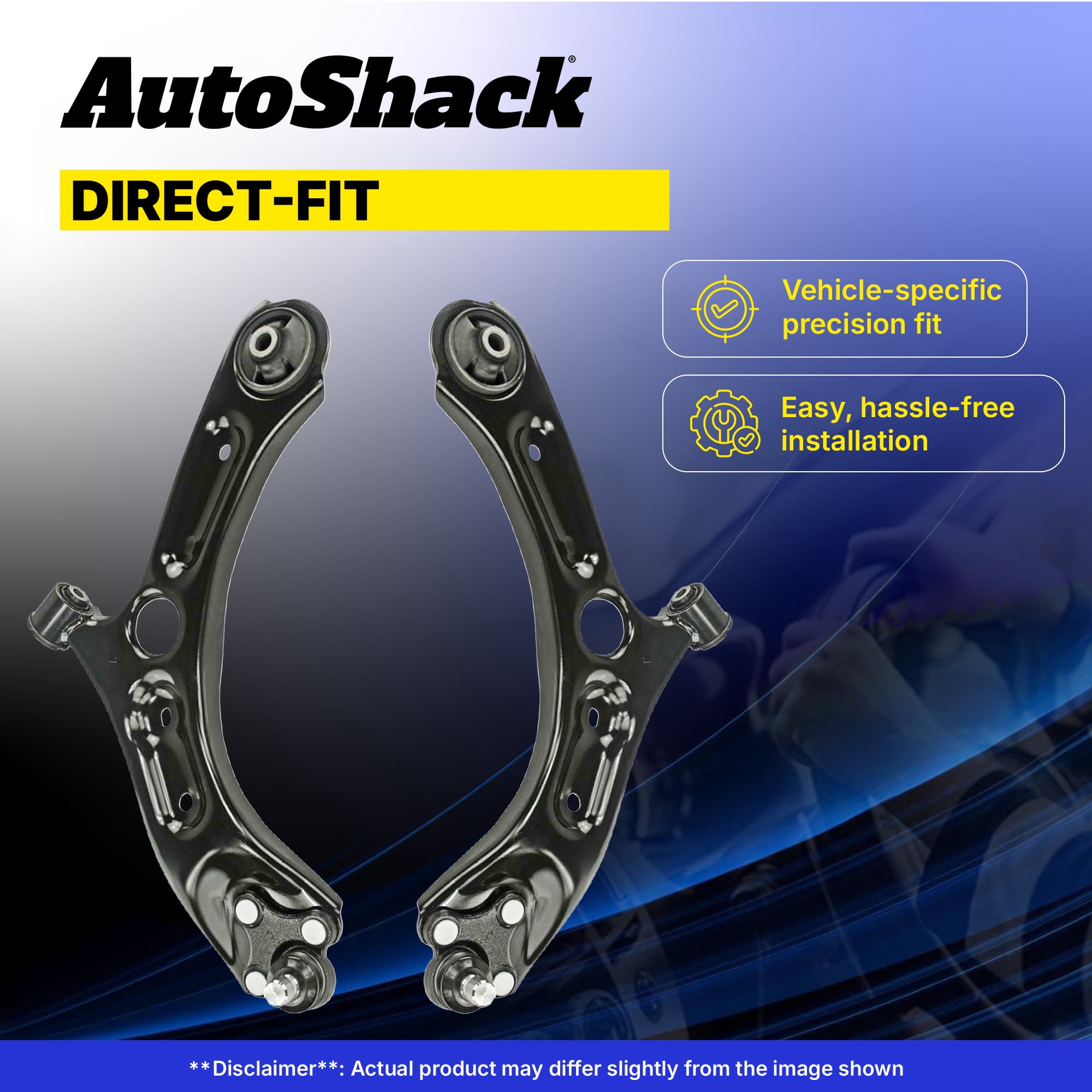 AutoShack Front Upper Control Arms and Ball Joint with Bushings for Jeep, Liberty 2002-2007, 4WD RWD L4 2.4L 2.8L V6 3.7L, Pair