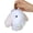 Light pink ear, variant on Soft Plush Bunny Keychain - Adorable Long Ear Rabbit Fluffy Pom Pom Key Ring for Women Girls, Cute Stuffed Animal Toy Bag Charm for Backpack Purse Handbag Decor