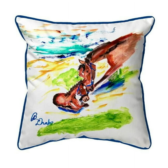 Betsy Drake ZP1393 22 x 22 in. Mothering Horse Zippered Pillow - Extra Large